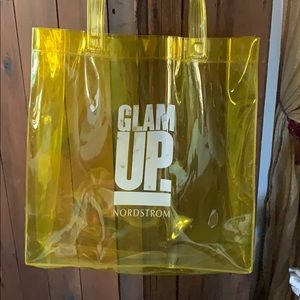Large Clear Yellow Tote Bag